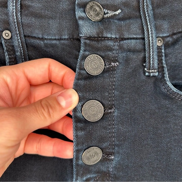 Mother The Pixie Ankle Fray jeans Holding Hands Tightly 23 - Picture 6 of 16